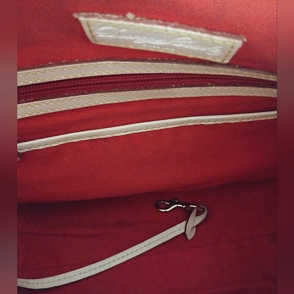 Rare Vintage Dooney & Bourke Italian Vacchetta Satchel Convertible - Picture 6 of 16